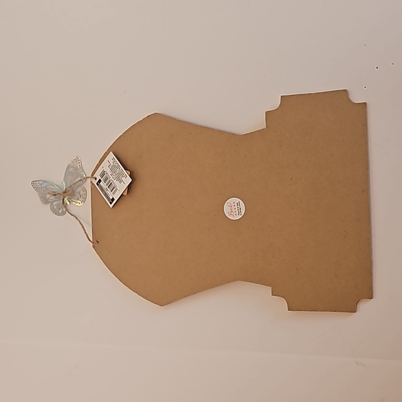 Hand Crafted Wooden Wall Decor Skeleton Design Black & White Glitter BEWARE sign - Picture 9 of 17